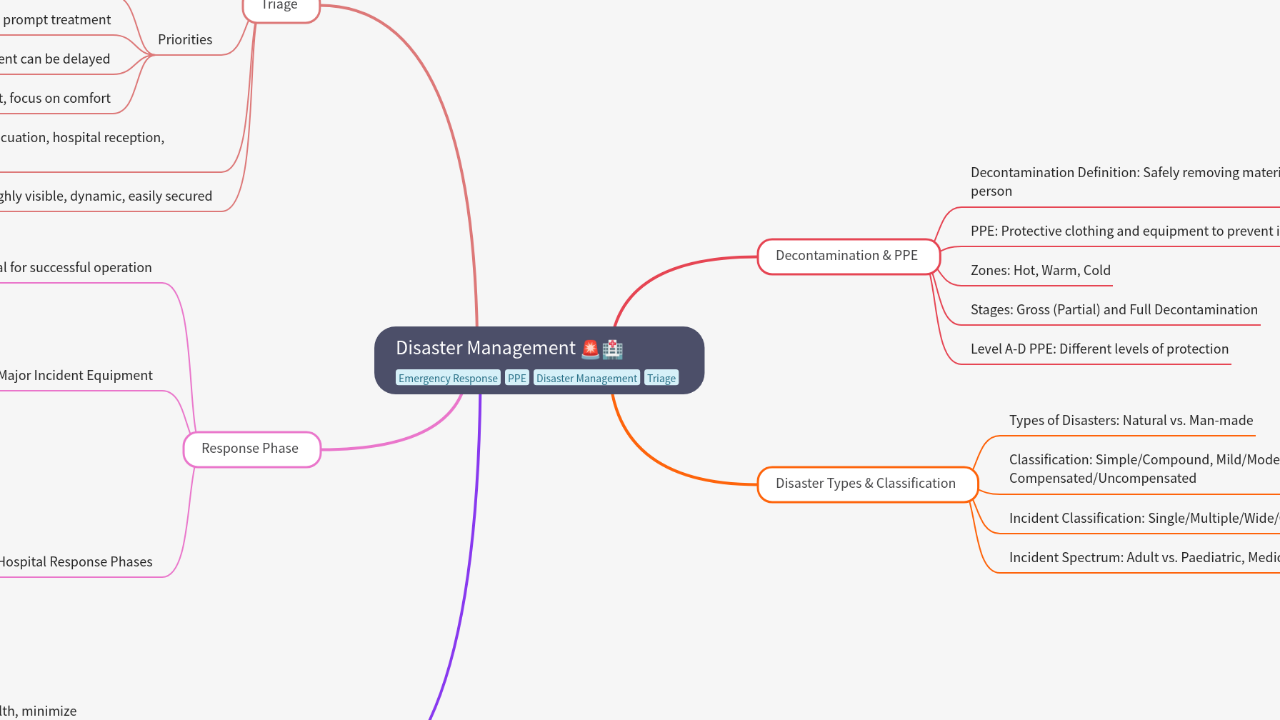 Mind Map:Disaster Management ...