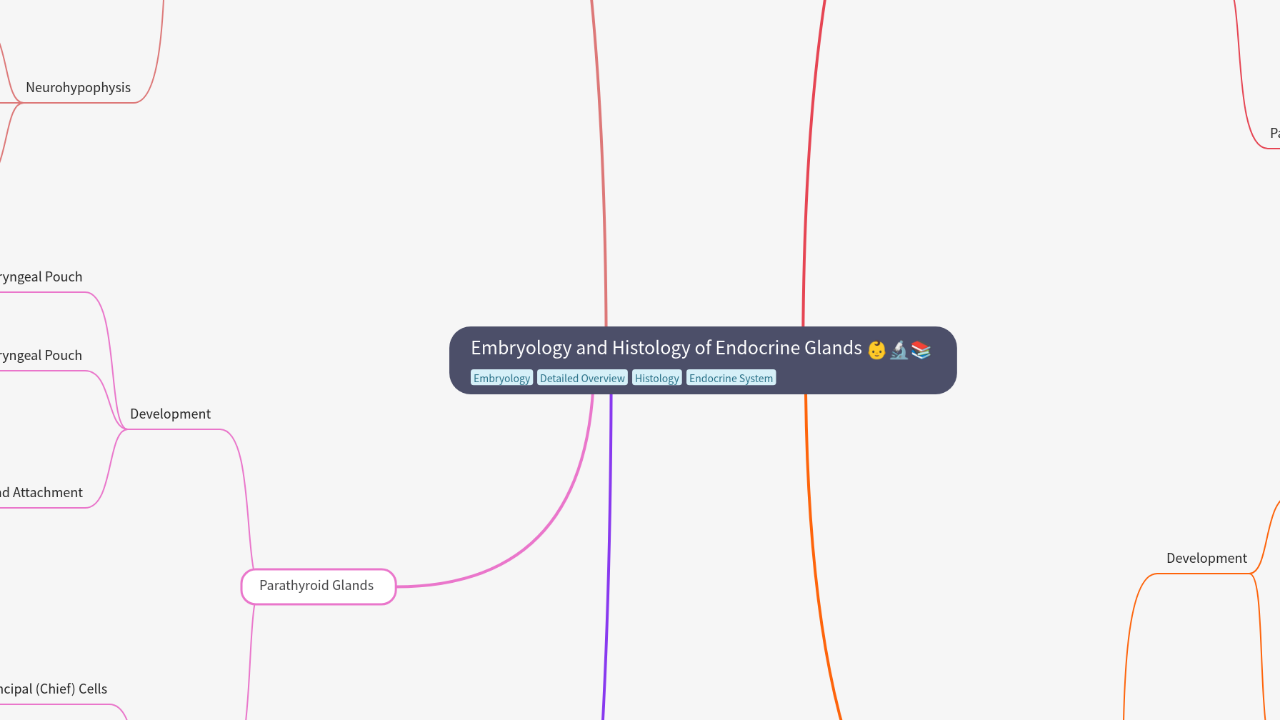 Mind Map:Embryology and Histology of Endocrine Glands ...