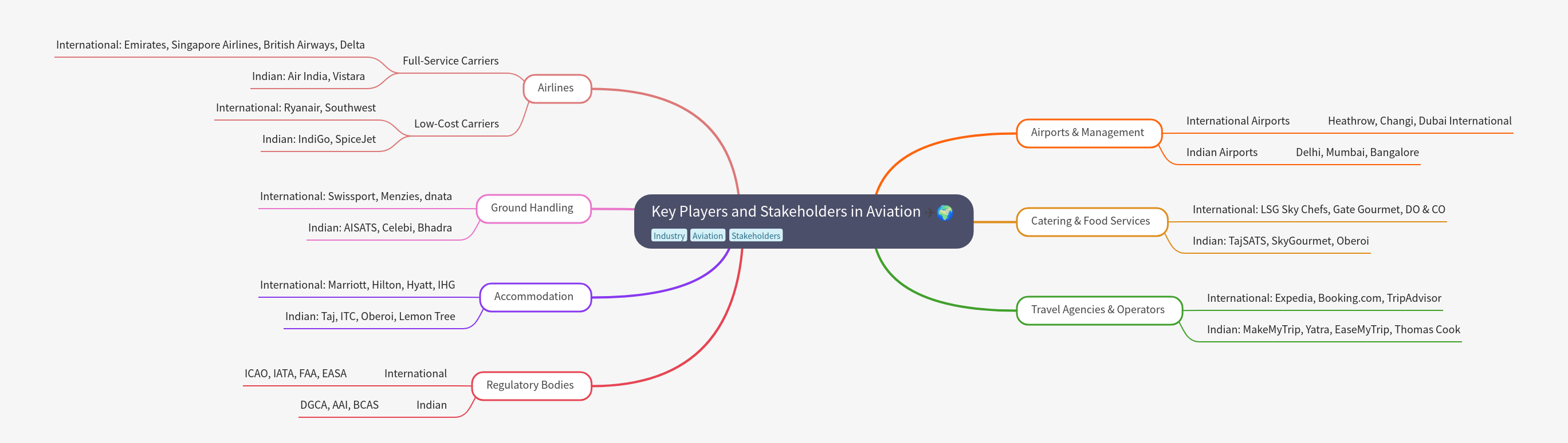 Key Players and Stakeholders in Aviation