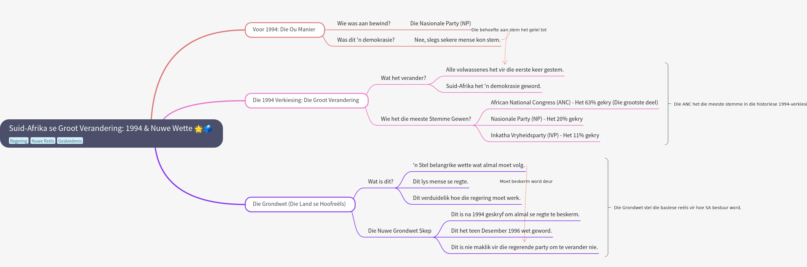 South Africa's Transition: 1994 Election & New Laws