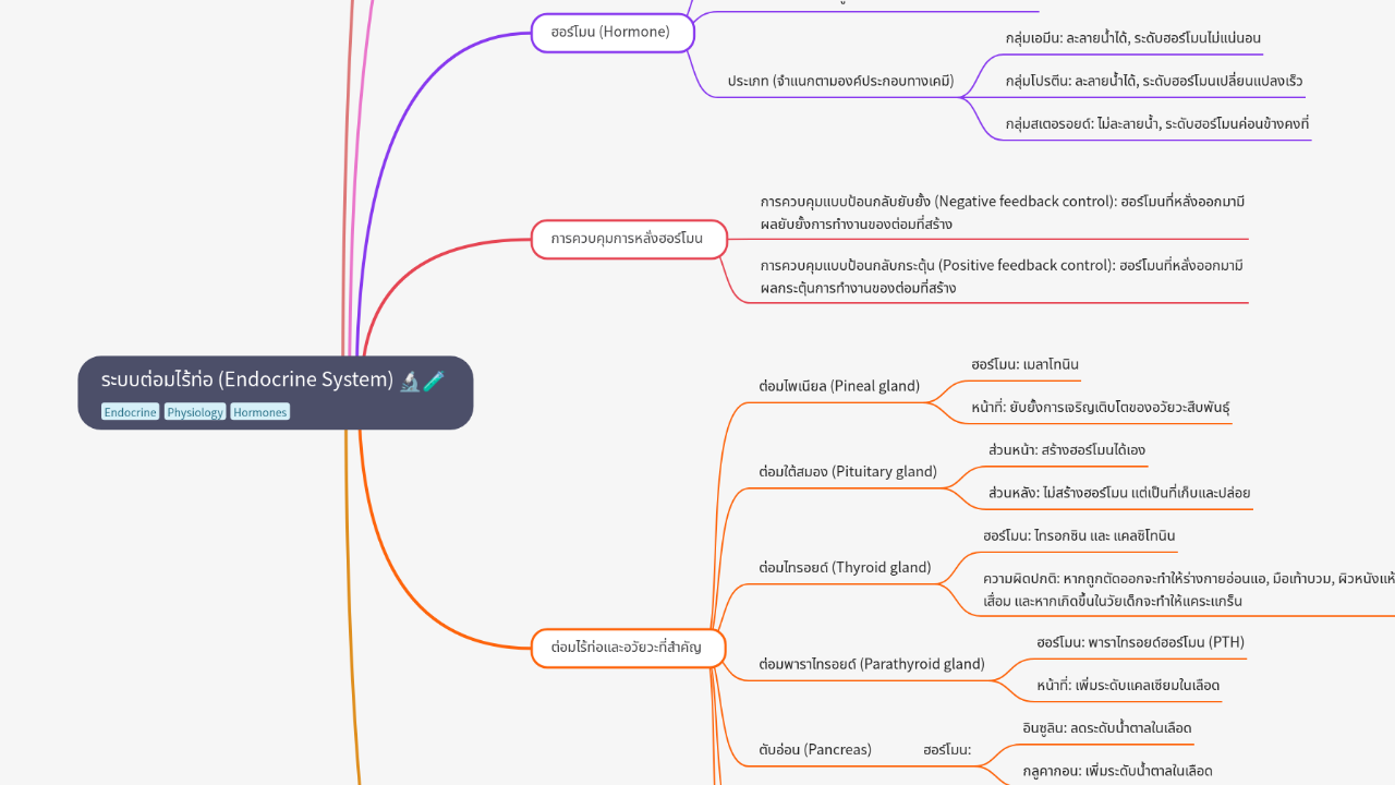 ระบบต่อมไร้ท่อ (Endocrine System)