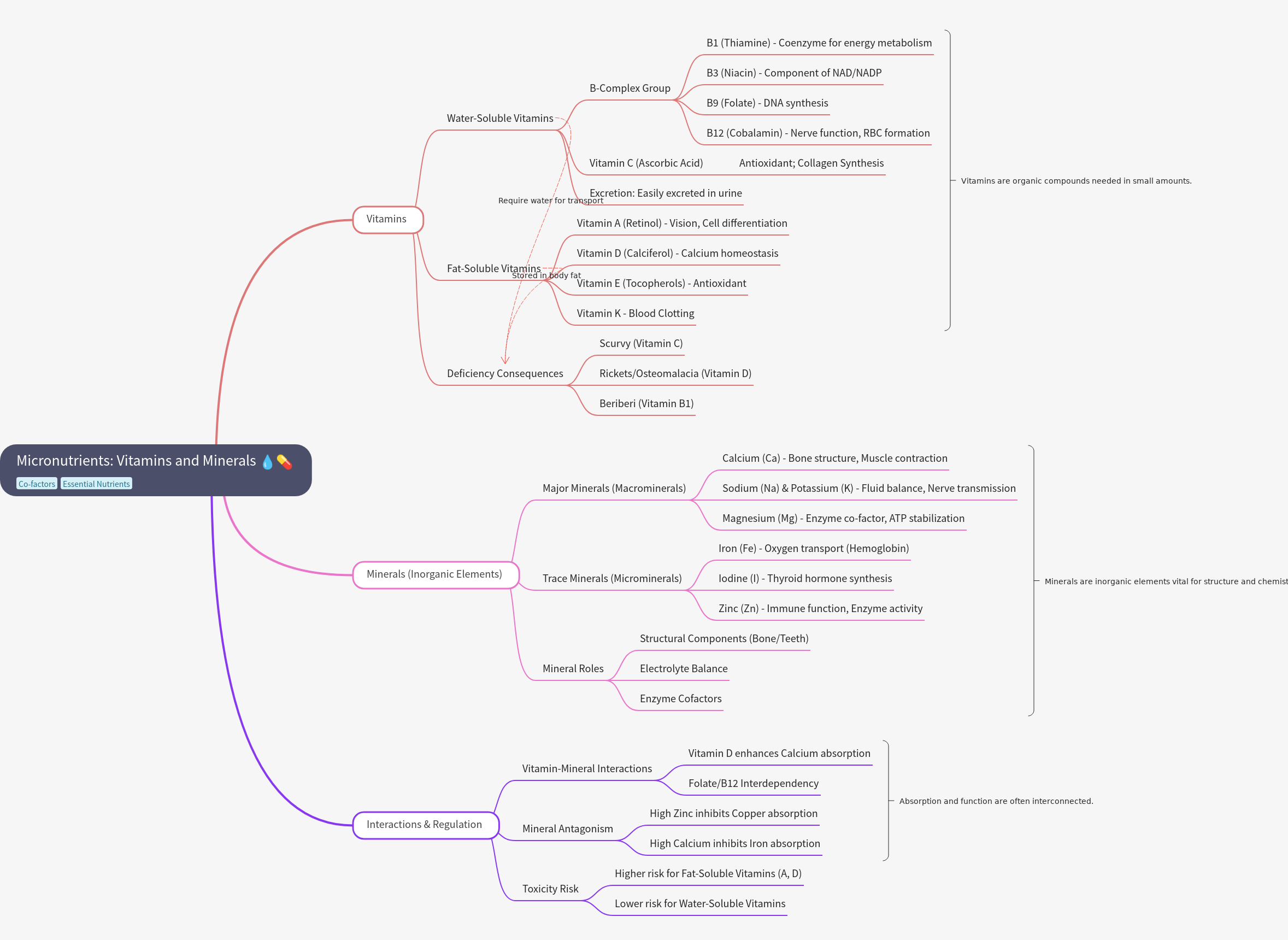 Micronutrients: Vitamins and Minerals