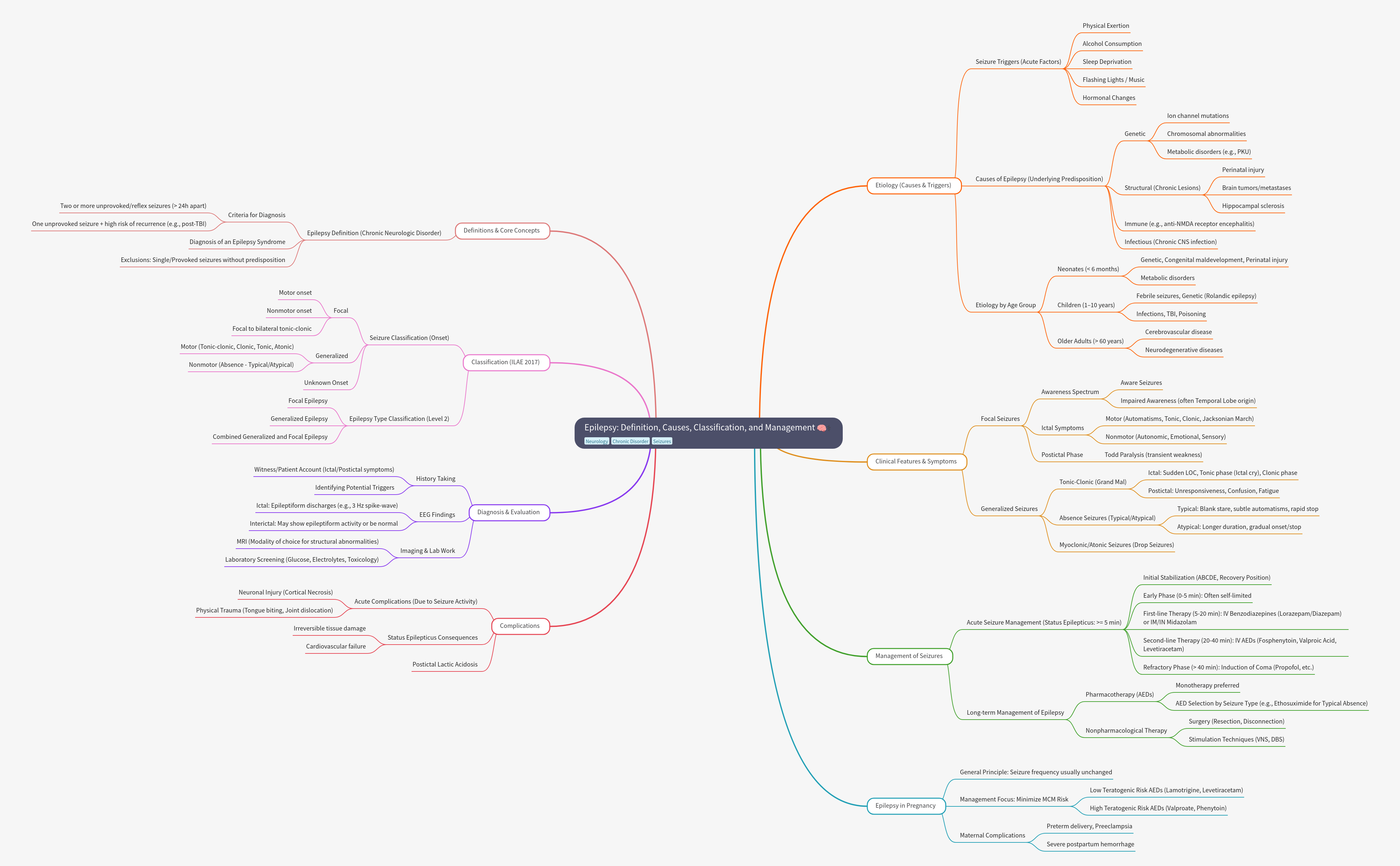 Epilepsy: Definition, Causes, Classification, and Management