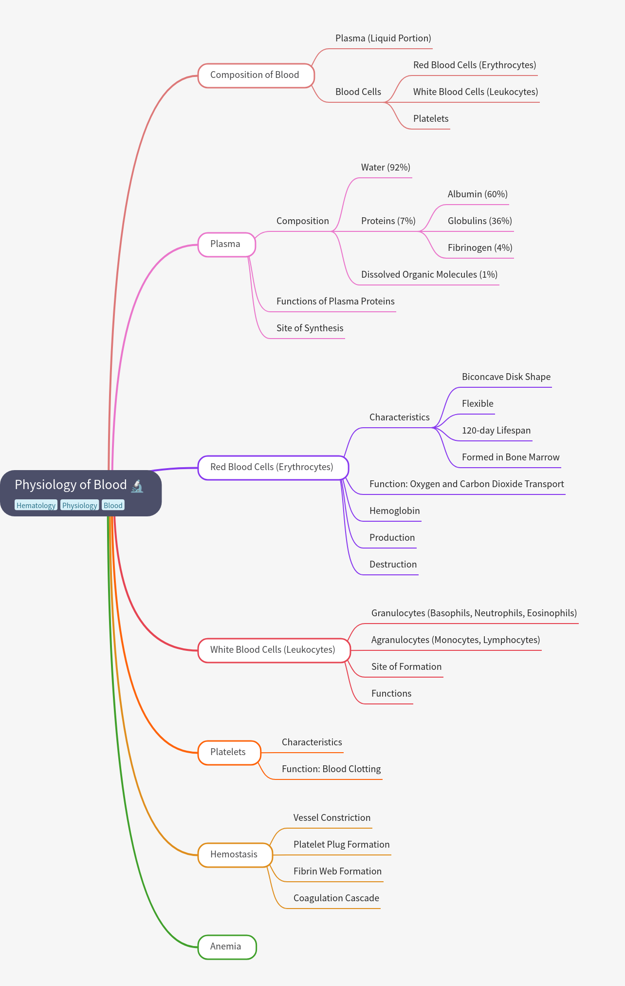 Physiology of Blood: Composition & Functions