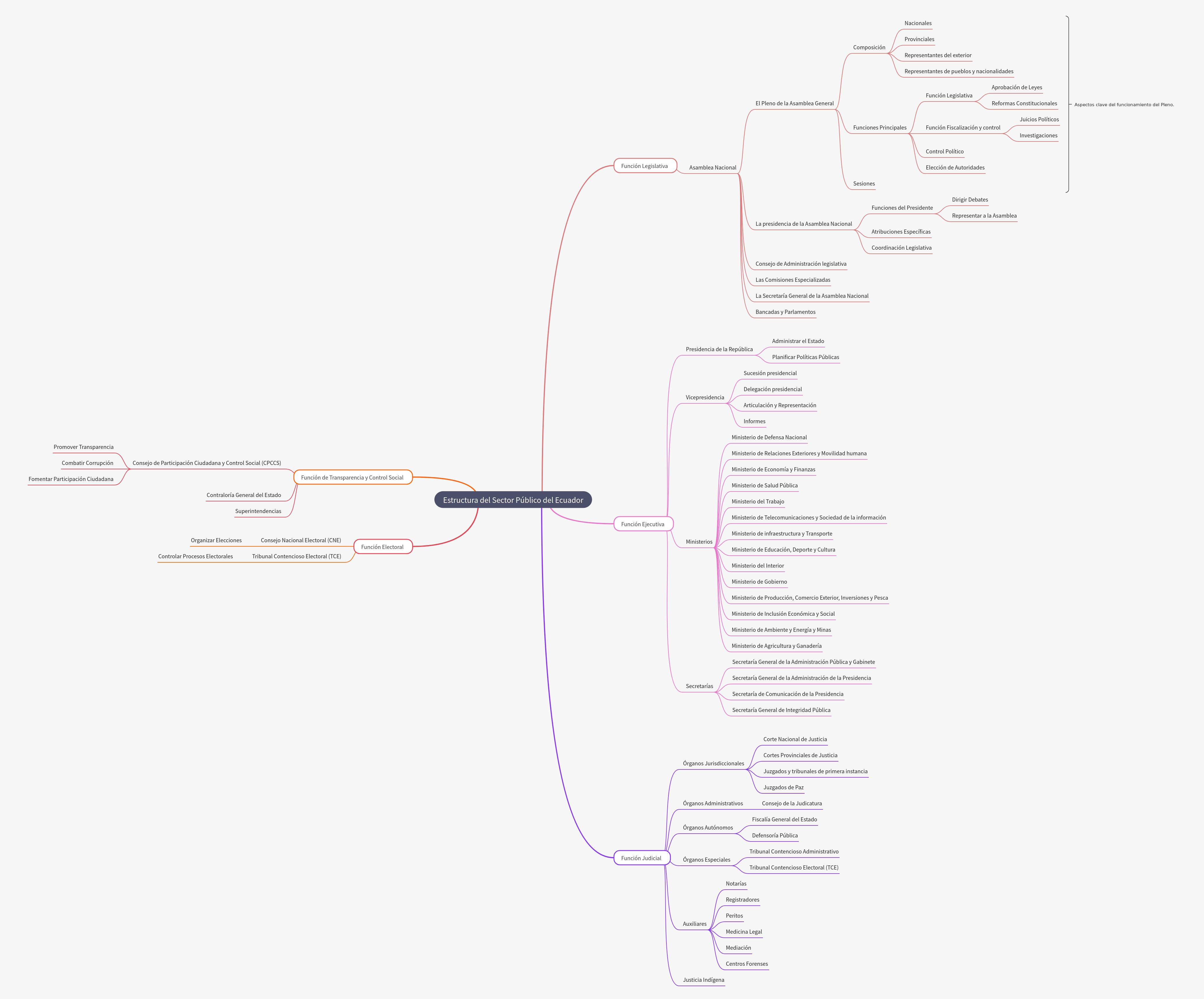 Ecuador's Public Sector Structure Explained