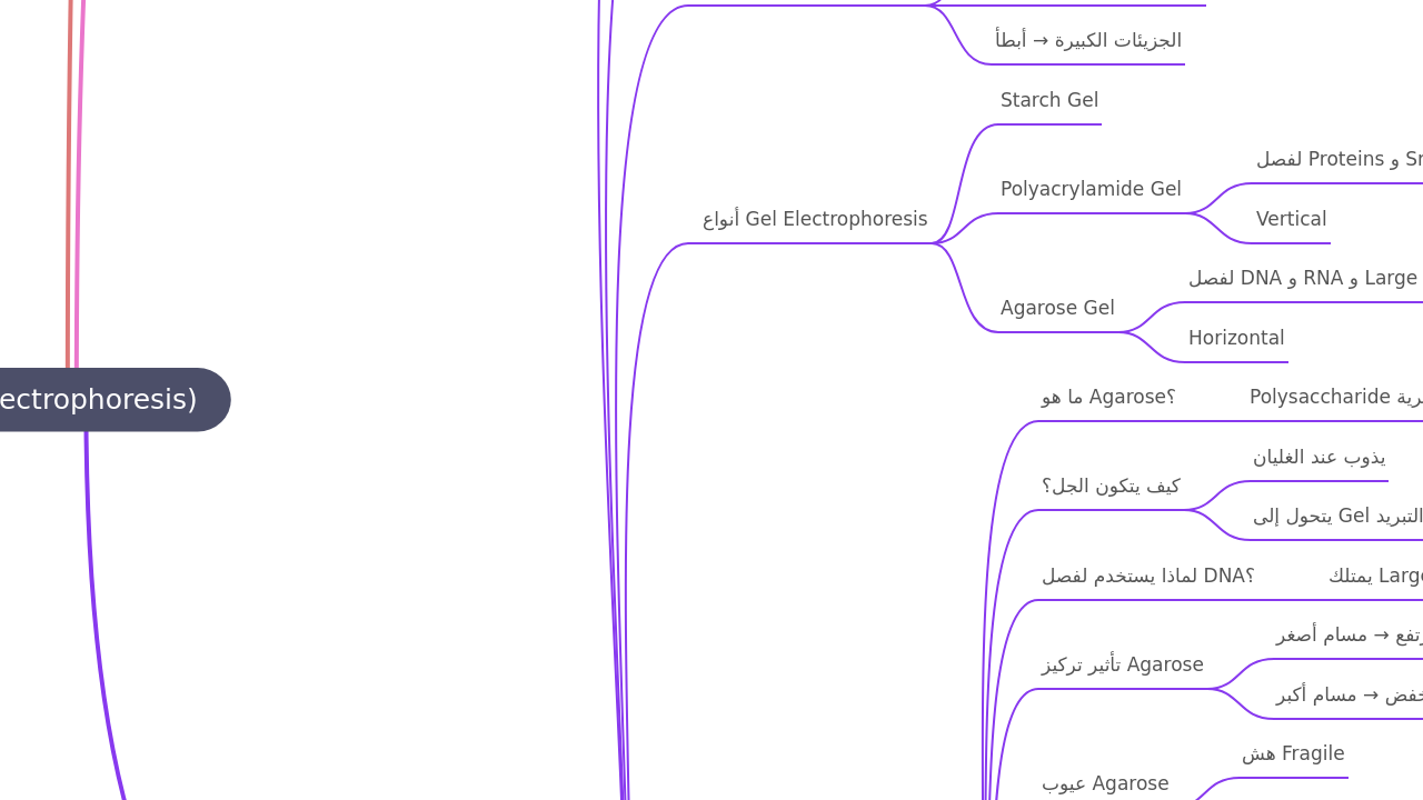 الرحلان الكهربي (Electrophoresis)