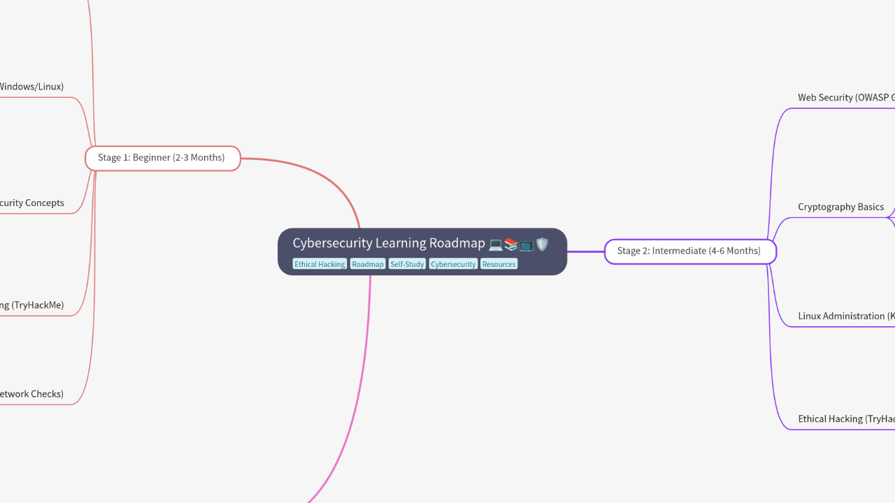 Cybersecurity Learning Roadmap