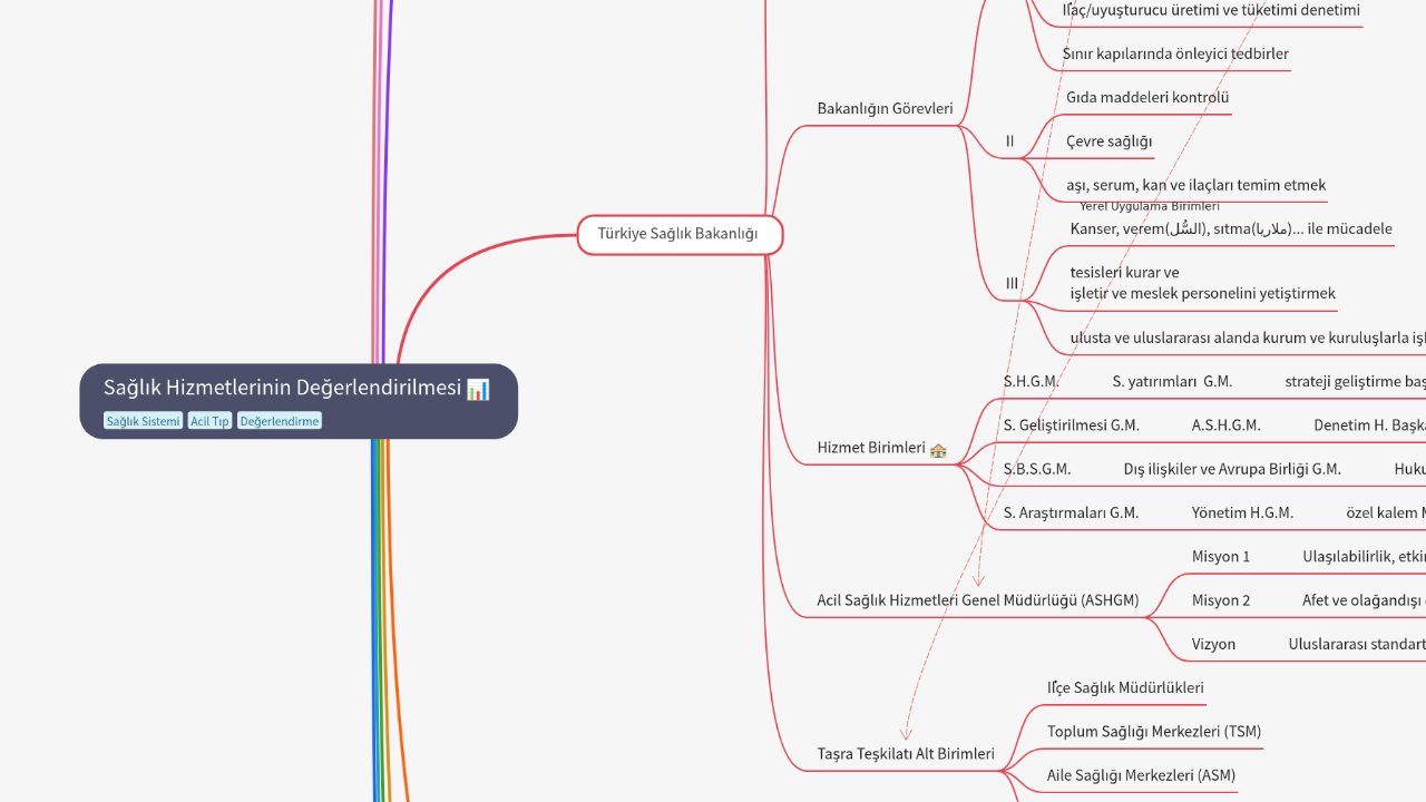 Mind Map:Sağlık Hizmetlerinin Değerlendirilmesi ...