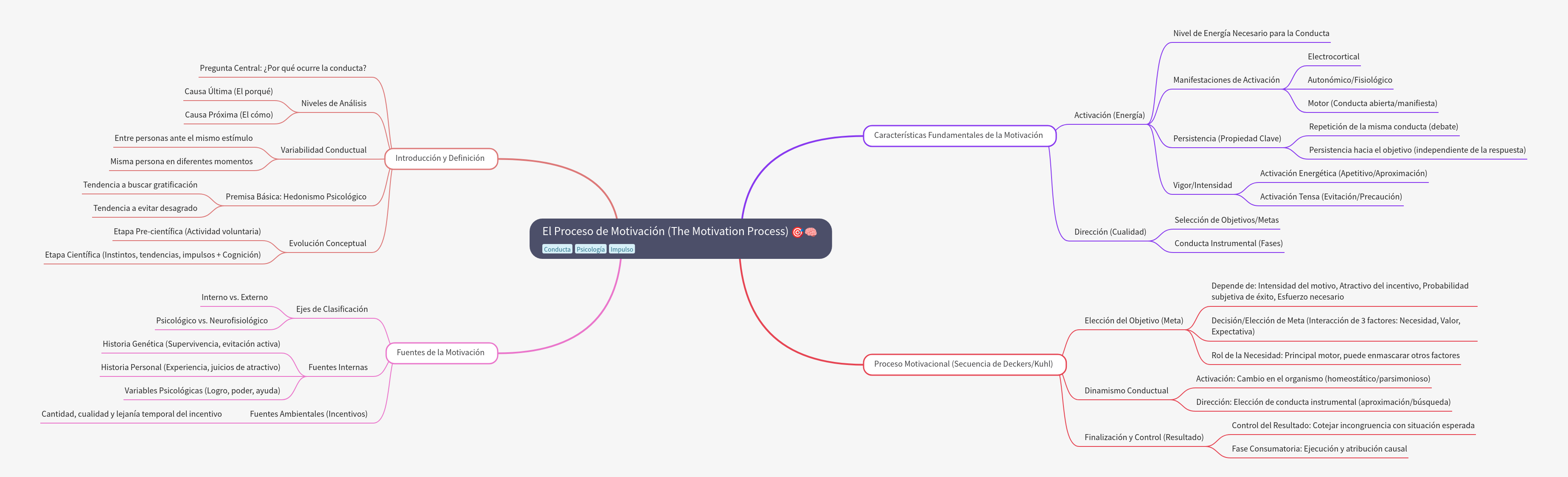 The Motivation Process: Definition and Dynamics