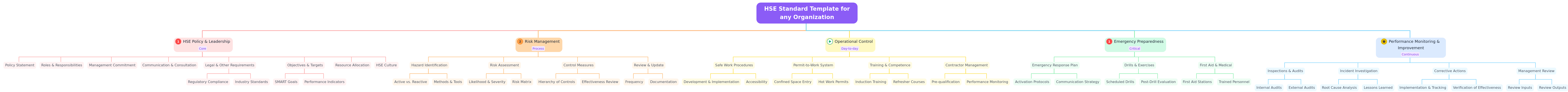 HSE Standard Template for Any Organization