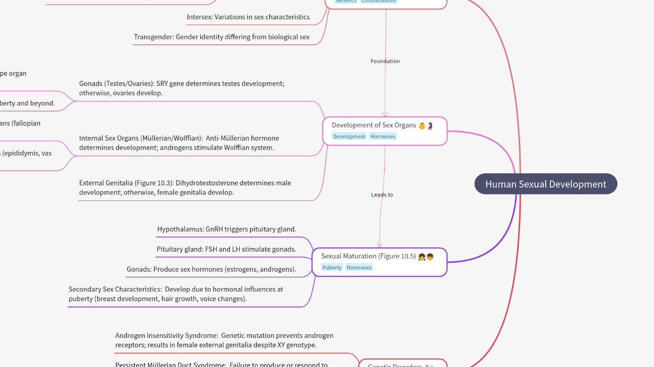 Mind Map:Human Sexual Development ...