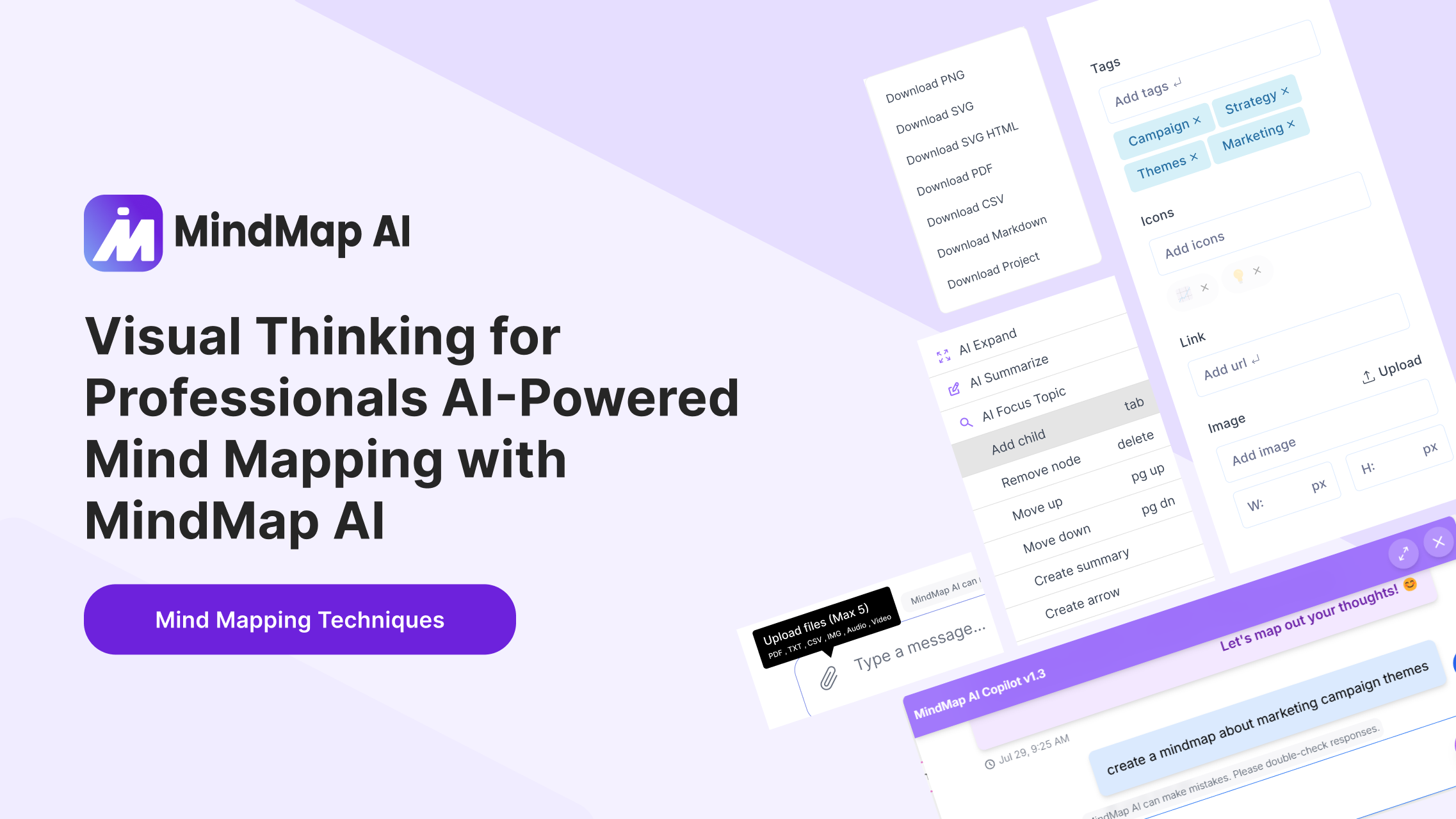 Visual Thinking for Professionals: AI-Powered Mind Mapping with MindMap AI