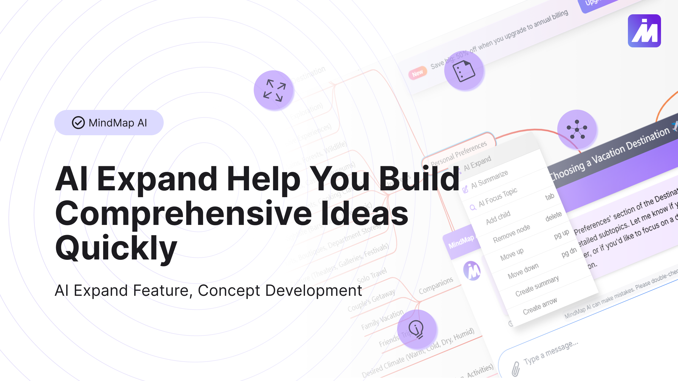 How Does MindMap AI's AI Expand Help You Build Comprehensive Ideas Quickly