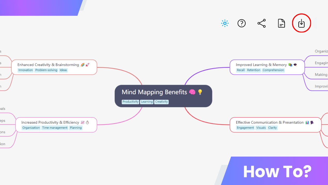 How to Export Your Mind Maps into Images