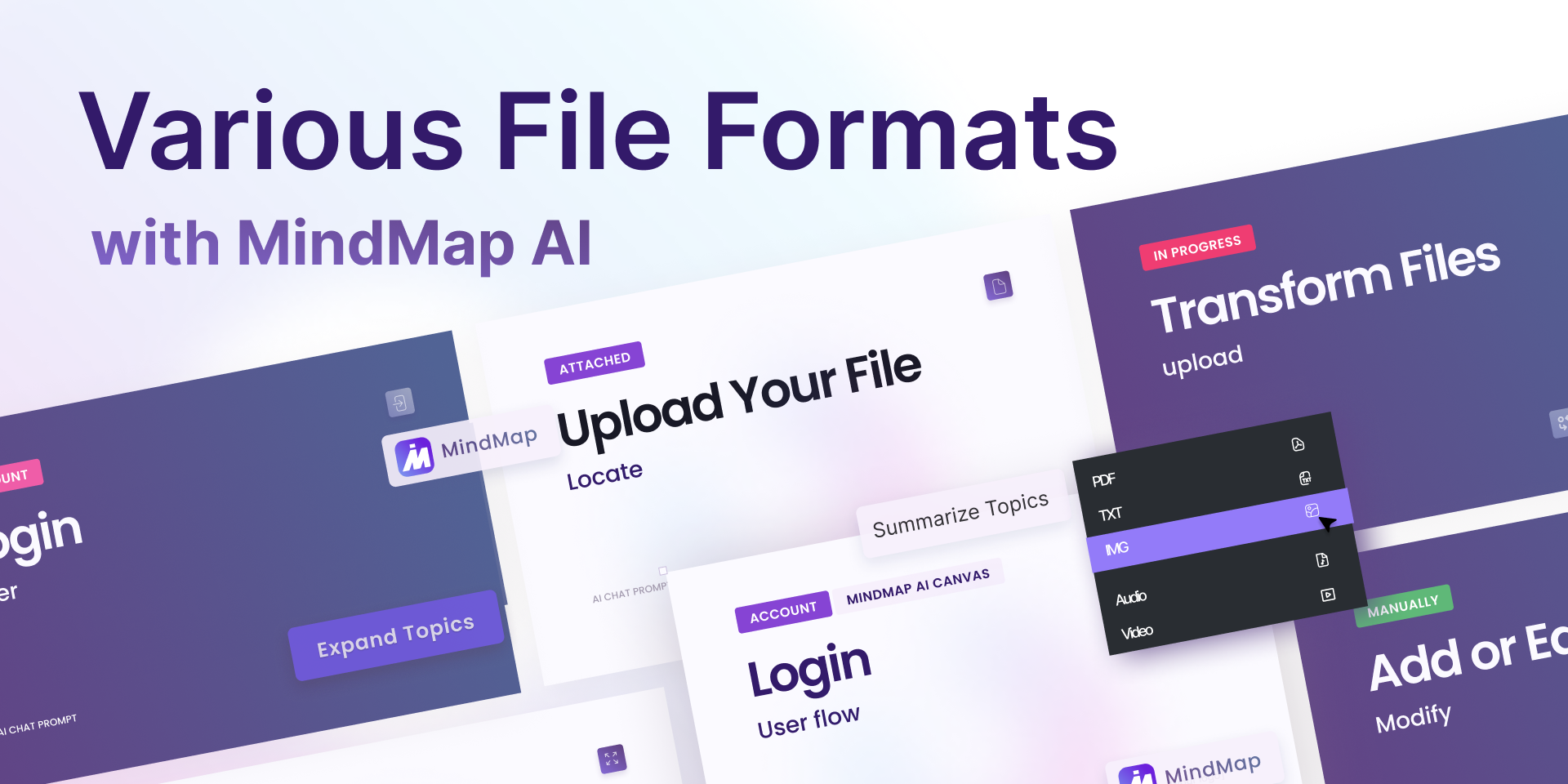 How to Effortlessly Generate Mind Maps from Various File Formats with MindMap AI