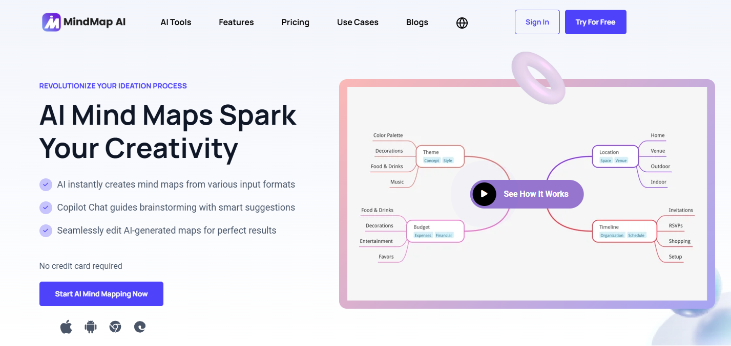 MindMap AI Interface