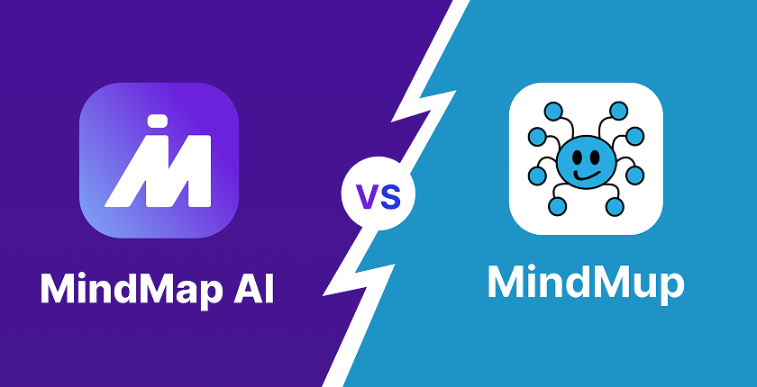 MindMup vs MindMap AI: Best MindMup Alternative for AI Mind Mapping