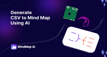 AI CSV to Mind Map Generator
