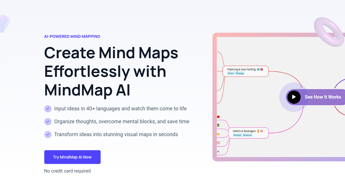 MindMap AI: Create Mind Maps Effortlessly with AI